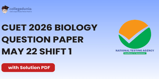 CUET 2026 Biology May 22 Shift 1 Question Paper- Download Answer Key and Solution PDF